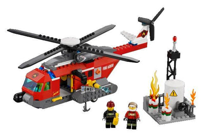 LEGO Set-Fire Helicopter-Town / City / Fire-60010-2-Creative Brick Builders
